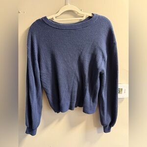 Lululemon reversible, navy sweater
